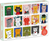 Art Cats - Nia Gould | Happily | 1000 Pieces | Jigsaw Puzzle - Puzzles +