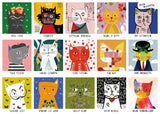 Art Cats - Nia Gould | Happily | 1000 Pieces | Jigsaw Puzzle - Puzzles +