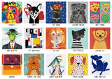 Art Dogs - Nia Gould | Happily | 1000 Pieces | Jigsaw Puzzle - Puzzles +