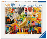 Art Studio | Ravensburger | 500 Pieces | Jigsaw Puzzle - Puzzles +