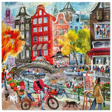 Artists In Amsterdam - Victoria Tenter-Krylov | Eeboo | 1000 Pieces | Jigsaw Puzzle - Puzzles +
