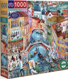 Artists In Venice - Victoria Tentler-Krylov | Eeboo | 1000 Pieces | Jigsaw Puzzle - Puzzles +