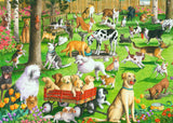 At The Dog Park | Ravensburger | 500 Extra Large Pieces | Jigsaw Puzzle - Puzzles +
