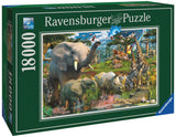 At the Waterhole | Ravensburger | 18000 Pieces | Jigsaw Puzzle - Puzzles +