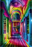 Athenaeum | Colourbloom Collection | Clementoni | 1000 Pieces | Jigsaw Puzzle - Puzzles +