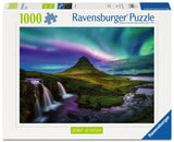 Aurora Over Kirkjufell | WJPC | Ravensburger | 1000 Pieces | 2025 World Championship Jigsaw Puzzle - Puzzles +