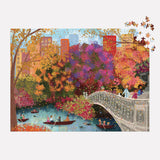 Autumn On Bow Bridge - Joy Laforme | Galison | 1000 Pieces | Jigsaw Puzzle - Puzzles +
