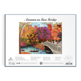 Autumn On Bow Bridge - Joy Laforme | Galison | 1000 Pieces | Jigsaw Puzzle - Puzzles +