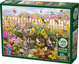 Backyard Bird Bath | Cobble Hill | 1000 Pieces | Jigsaw Puzzle - Puzzles +