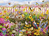 Backyard Bird Bath | Cobble Hill | 1000 Pieces | Jigsaw Puzzle - Puzzles +