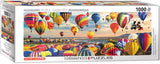 Balloon Lift Off - Photography Panoramic | Eurographics | 1000 Pieces | Panorama Jigsaw Puzzle - Puzzles +