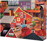 Barn Quilts - Julie Pace Hoff | Grateful House | 1000 Pieces | Jigsaw Puzzle - Puzzles +
