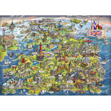 Beautiful Britain - Maria Rabinky | Gibsons | 1000 Pieces | Jigsaw Puzzle - Puzzles +