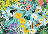 Bees & Blooms - Sarah Allen | 500 Pieces | Jigsaw Puzzle - Puzzles +