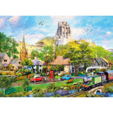 Below Corfe Castle - Dominic Davison | Gibsons | 1000 Pieces | Jigsaw Puzzle - Puzzles +