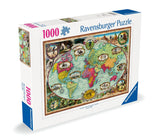 Bicycle Ride Around the World | Ravensburger | 1000 Pieces | Jigsaw Puzzle - Puzzles +