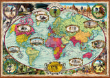 Bicycle Ride Around the World | Ravensburger | 1000 Pieces | Jigsaw Puzzle - Puzzles +