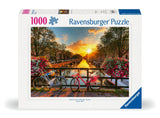 Bicycles in Amsterdam | Ravensburger | 1000 Pieces | Jigsaw Puzzle - Puzzles +