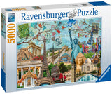 Big City Collage | Ravensburger | 5000 Pieces | Jigsaw Puzzle - Puzzles +
