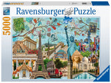 Big City Collage | Ravensburger | 5000 Pieces | Jigsaw Puzzle - Puzzles +