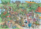 Big Garden Birdwatch | Jan van Haasteren | Jumbo | 1000 Pieces | Jigsaw Puzzle - Puzzles +