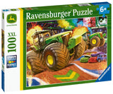 Big Wheels - John Deere | Ravensburger | 100 XXL Pieces | Jigsaw Puzzle - Puzzles +