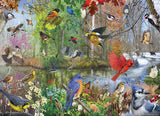 Birds Of The Season - R. Christopher Vest | Cobble Hill | 1000 Pieces | Jigsaw Puzzle - Puzzles +