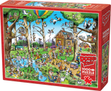 Birdwatcher's Paradise | Doodletown | Cobble Hill | 1000 Pieces | Jigsaw Puzzle - Puzzles +