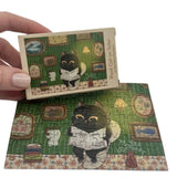 Black Cat On The Toilet - Miss Wenly | The Puzzle Collab | 99 Pieces | Micro Jigsaw Puzzle - Puzzles +