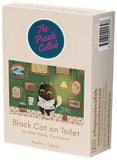 Black Cat On The Toilet - Miss Wenly | The Puzzle Collab | 99 Pieces | Micro Jigsaw Puzzle - Puzzles +