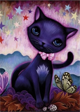 Black Kitty - Dreaming | Jeremiah Ketner | Heye | 1000 Pieces | Jigsaw Puzzle - Puzzles +