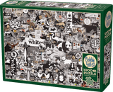 Black & White Animals - Shelley Davies | Cobble Hill | 1000 Pieces | Jigsaw Puzzle - Puzzles +