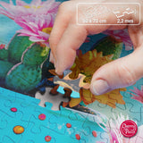 Bloomy Cactus Fireworks | CherryPazzi | 1000 Pieces | Jigsaw Puzzle - Puzzles +