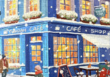 Blue Cafe | Botop Fusion | 1000 Pieces | Jigsaw Puzzle - Puzzles +
