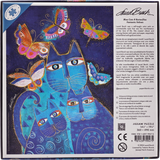 Blue Cats & Butterflies - Fantastic Felines | Paperblanks | 500 Pieces | Jigsaw Puzzle - Puzzles +