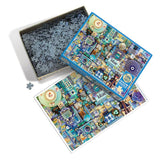 Blue - Colour Project | Shelley Davies | Cobble Hill | 1000 Pieces | Jigsaw Puzzle - Puzzles +