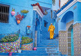 Blue Street Of Chefchaouen | Clementoni | 500 Pieces | Jigsaw Puzzle - Puzzles +