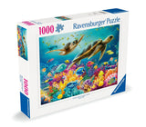 Blue Underwater World | Ravensburger | 1000 Pieces | Jigsaw Puzzle - Puzzles +