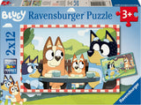 Bluey Family Time | Bluey | Ravensburger | 2 x 12 Pieces | Jigsaw Puzzle - Puzzles +