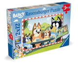 Bluey Family Time | Bluey | Ravensburger | 2 x 12 Pieces | Jigsaw Puzzle - Puzzles +