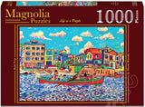 Boat Trip - Murat Mizrahi | Magnolia | 1000 Pieces | Jigsaw Puzzle - Puzzles +