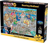 Boating Bedlam! - Original No.47 | Wasgij? | Holdson | 1000 Pieces | Jigsaw Puzzle - Puzzles +