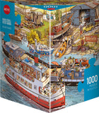 Boatyard - Doro Göbel & Peter Knorr | Heye | 1000 Pieces | Jigsaw Puzzle - Puzzles +