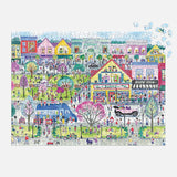 Book Town - Michael Storrings | Galison | 1000 Pieces | Jigsaw Puzzle - Puzzles +