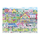 Book Town - Michael Storrings | Galison | 1000 Pieces | Jigsaw Puzzle - Puzzles +