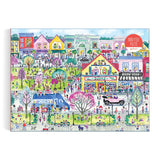 Book Town - Michael Storrings | Galison | 1000 Pieces | Jigsaw Puzzle - Puzzles +