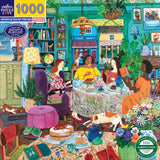 Books & Tea By The Sea - Victoria Ball | Eeboo | 1000 Pieces | Jigsaw Puzzle - Puzzles +
