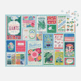 Botanist Bookshelf - Ever Upward | Galison | 1000 Pieces | Jigsaw Puzzle - Puzzles +