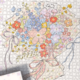 Bouquet | Botop Fusion | 1000 Pieces | Jigsaw Puzzle - Puzzles +