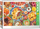 Breakfast Table - Flavours Of The World | Eurographics | 1000 Pieces | Jigsaw Puzzle - Puzzles +